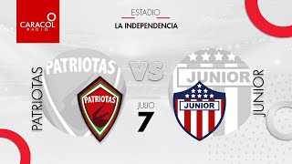 EN VIVO  Patriotas vs Junior  Liga Colombiana por el Fenómeno del Fútbol [upl. by Deanna963]