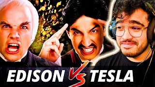 Reacting to Tesla vs Edison RAP BATTLE – Who Actually Won [upl. by Reamonn]