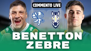 BENETTON  ZEBRE LIVE DERBY ITALIANO [upl. by Rotberg]