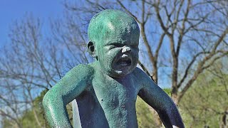 Vigeland Sculpture Park in Oslo Norway [upl. by Nolahs449]