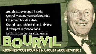 Bourvil  A dada  Paroles Lyrics [upl. by Asilahs]