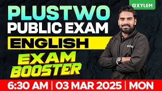 Plus Two Public Exam English  Exam Booster  Xylem Plus Two [upl. by Fawnia659]