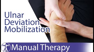 Ulnar Deviation Wrist Assessment amp Mobilization [upl. by Airdnola511]