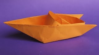 Como hacer un Barco de Papel Fácil ORIGAMI  How to Make a Paper Ship [upl. by Shadow]