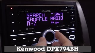 Kenwood Excelon DPX794BH Display and Controls Demo  Crutchfield Video [upl. by Tseng]