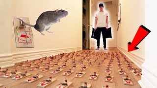 INSANE MOUSETRAP PRANK ON ROOMMATE  revenge  Sam Golbach [upl. by Mayce]