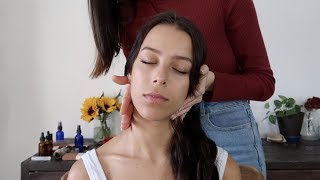 ASMR relaxing massage with a subscriber 🌹 [upl. by Inig442]