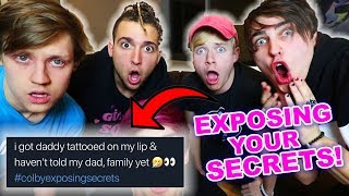 REVEALING YOUR SECRETS  w roommates  Colby Brock [upl. by Kenweigh]