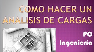 Como hacer un ANALISIS DE CARGAS [upl. by Bliss]