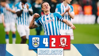 HIGHLIGHTS  Huddersfield Town vs Middlesbrough [upl. by Heidy]