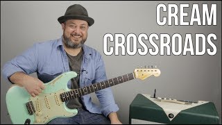 Cream Crossroads Guitar Lesson  Tutorial [upl. by Sigrid]