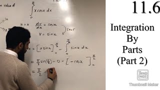 Edexcel A level Maths 116 Integration By Parts Part 2 [upl. by Robbert]