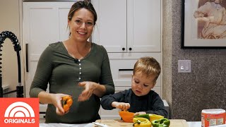 Watch Dylan Dreyer And Her Son Calvin Cook Stuffed Peppers  TODAY Original [upl. by Zoltai307]