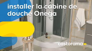 Comment installer la cabine de douche Onega Goodhome  Castorama [upl. by Dorey]