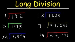 Long Division Made Easy  Examples With Large Numbers [upl. by Letisha998]