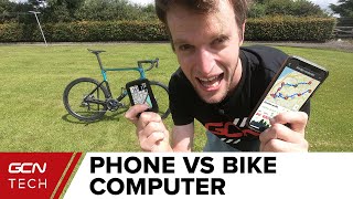 Phone VS Cycling Computer Does A Smart Phone Do The Job [upl. by Tymothy839]