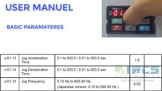 JOG OPERATION USING A DELTA VFD [upl. by Guglielma]