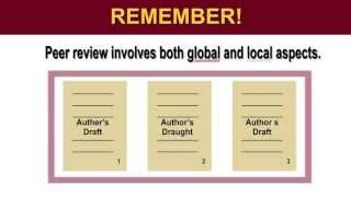 Peer Review Commenting Strategies [upl. by Enahpets]