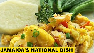 How to Cook Ackee and Saltfish Jamaican Style [upl. by Volnay741]