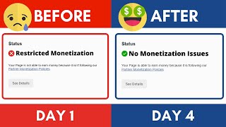 How To Fix Restricted Monetization on Your Facebook Page [upl. by Novar960]