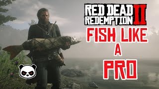 How To Fish Like A Pro Very Easy  Red Dead Redemption 2 Fishing Guide [upl. by Adhamh175]