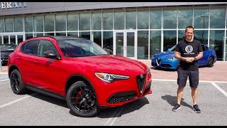 Is the 2019 Alfa Romeo Stelvio the PREMIUM SUV to BUY [upl. by Esenahs913]