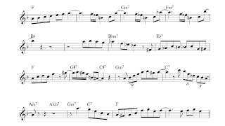 Four  Stan Getz tenor sax solo transcription [upl. by Rosenblatt482]