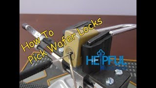 107 How To Pick A Wafer Lock [upl. by Cailly292]