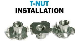 Installing TNuts In Wood  Fasteners101 [upl. by Carree]