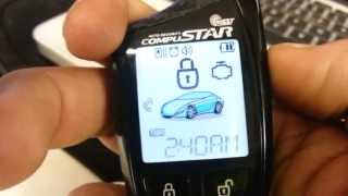 Compustar RF2W901SS 2way LCD remote brief look [upl. by Gunar236]