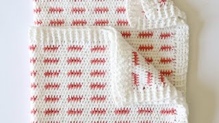 Crochet Ribbed Blanket Border [upl. by Neirbo]