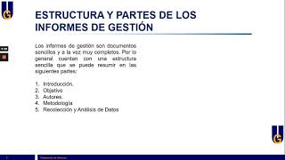 Elaboración de Informes de Gestión [upl. by Ahola]