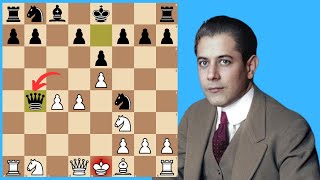 Capablanca Destroys a Famous Beginner Strategy [upl. by Levon]