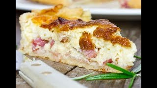 QUICHE LORRAINE GOURMANDE  La meilleure recette [upl. by Ahsieki]