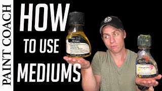 Oil Painting For Beginners  How to Use Mediums [upl. by Eelrihs]