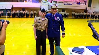 JROTC cadet saves a life and receives an award [upl. by Balduin712]