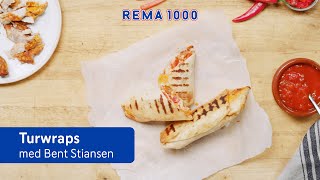 Tortilla med kylling og salsa  Enkel turmat med Bent Stiansen  REMA 1000 [upl. by Jarrid]