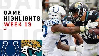 Colts vs Jaguars Week 13 Highlights  NFL 2018 [upl. by Rogergcam]