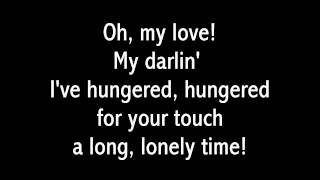 Righteous Brothers  Unchained Melody 1990 Remake with Lyrics [upl. by Newby]