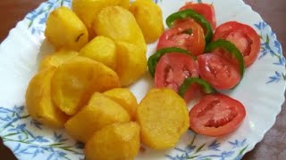 Crispy Fried Potatoes How To Cook Crunchy Tasty Potatoes at Home [upl. by Azrim]