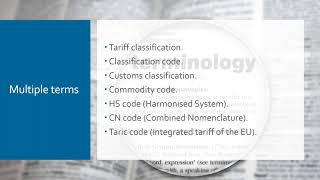 Customs 101 A novices guide to classification [upl. by Sherar]