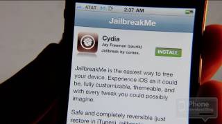 How to Jailbreak the iPhone Using JailbreakMe  Tutorial [upl. by Ilram]