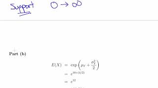 Lognormal Distribution  Worked Example [upl. by Perce]