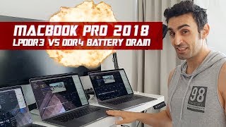 MacBook Pro  RAM Review  LPDDR3 vs DDR4  Battery Drain Test [upl. by Lattie]