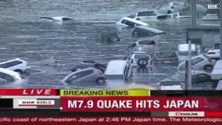 CNN Live broadcast of first moments of quake [upl. by Ahseem]