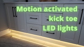 How to install Motion activated LED kick toe lighting [upl. by Desireah]