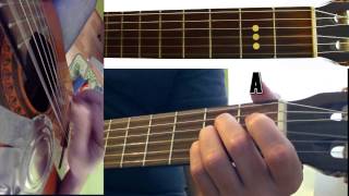 How to play Five Hundred Miles on guitar  Justin Timberlake  Guitar Tutorial [upl. by Stillmann378]