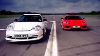 Porsche GT3 vs Ferrari 360  Top Gear [upl. by Eelah603]