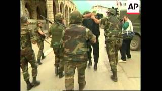 YUGOSLAVIA KOSOVO PEC KLA SOLDIER ARRESTED [upl. by Mutua]