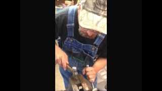 Handle Pin Peening Techniques  Daniel Warren Master Smith [upl. by Noyk]